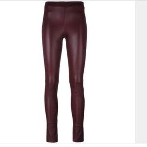 Theory Pant in Bristol Leather Pants